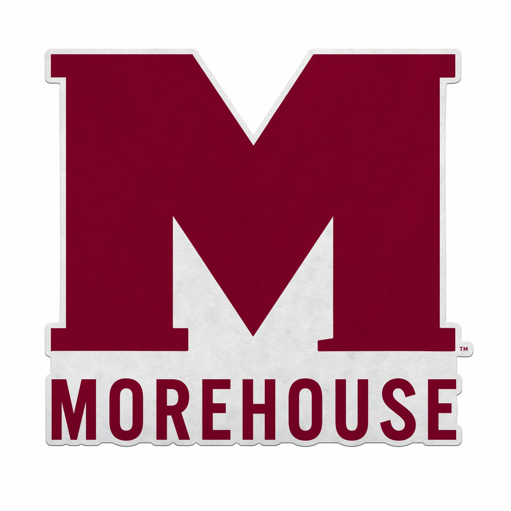 Rico Industries Ncaa Morehouse Maroon Tigers Primary Shape Cut Pennant - Home And Living Room D  Cor - Soft Felt Ez To Hang