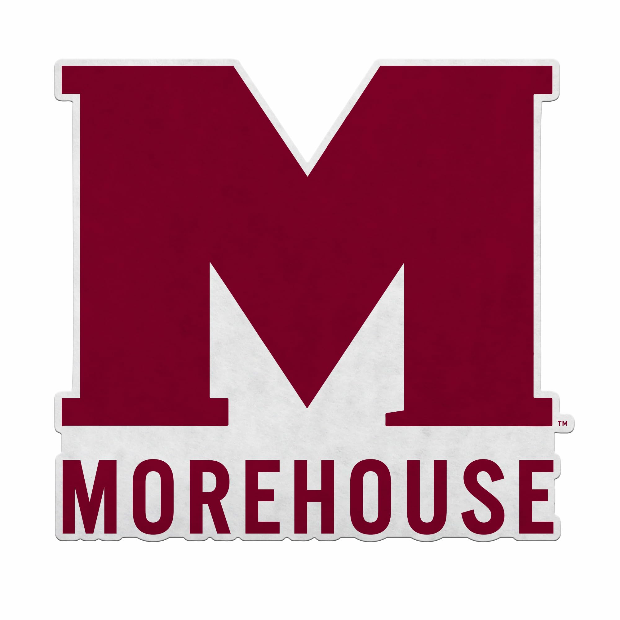 Rico Industries Ncaa Morehouse Maroon Tigers Primary Shape Cut Pennant - Home And Living Room D  Cor - Soft Felt Ez To Hang