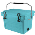 Patriot Coolers 20 Quart Rotomolded Cooler - 24 Can Ice Chest With Sturdy Handle, Heavy Duty Rubber Latches, And Convenient Quic