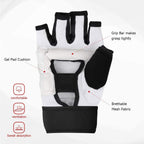 Punch Bag Training Gloves, Langray Taekwondo Karate Gloves For Sparring Martial Arts Boxing Training For Adults And Kids,White S