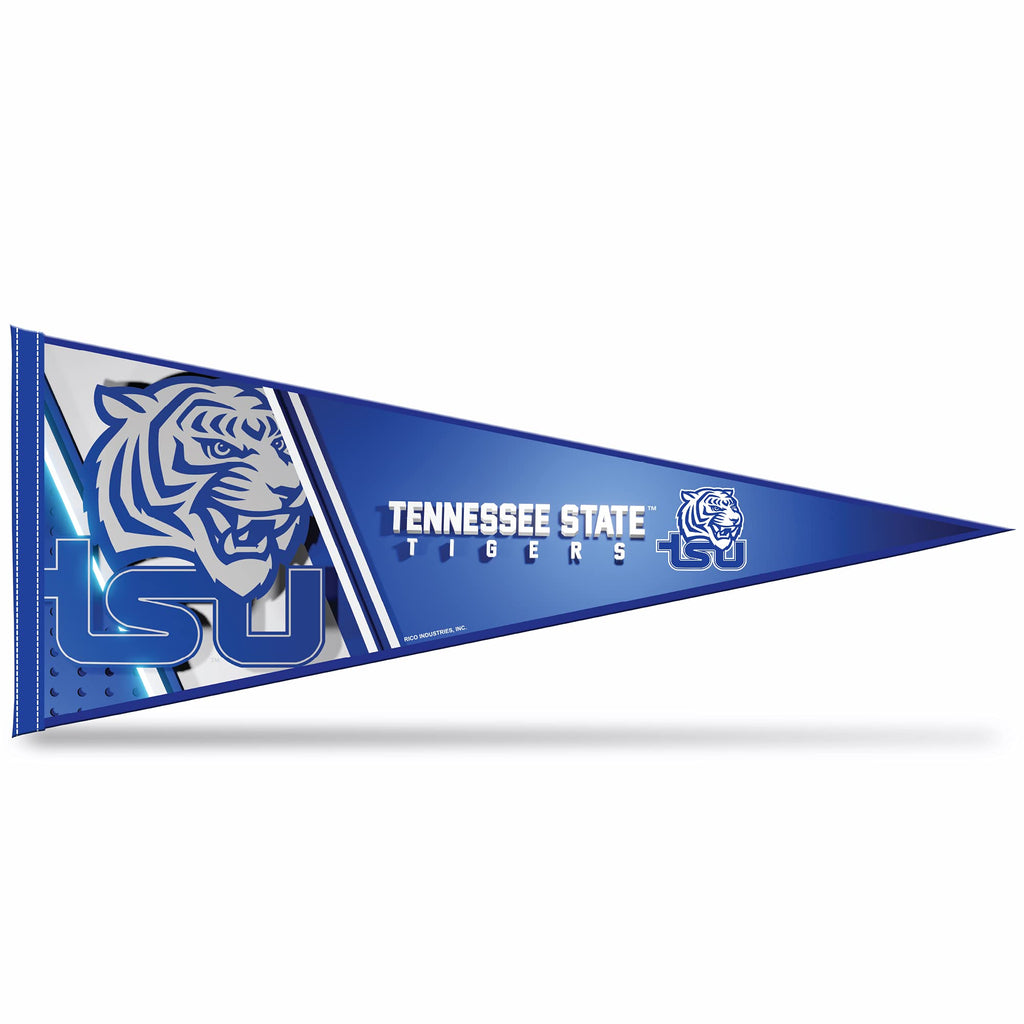 Rico Industries Ncaa Tennessee State Tigers Primary 12'' X 30'' Felt Wall D  Cor Pennant - Great For Home/Bed Room/Man Cave D  C