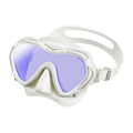 TUSA M-1007 Paragon S Scuba Diving Mask, White/White