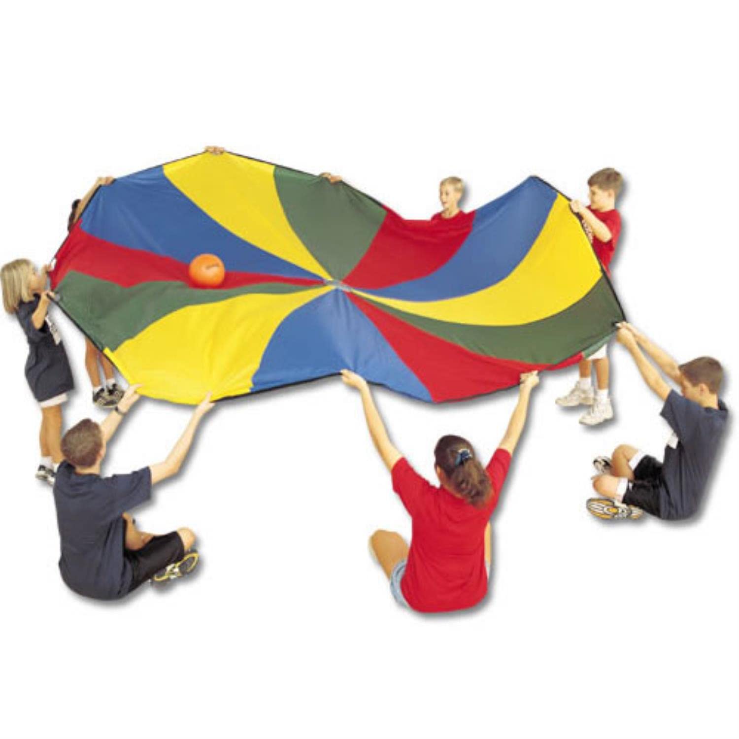 Us Games Deluxe Parachute 12' Dia. - 12 Handles
