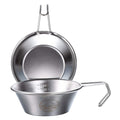 Campingmoon 2Pcs/4Pcs Set Stainless Steel Camping Sierra Cup 310Ml (Jp-S-220-2P)