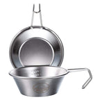 Campingmoon 2Pcs Set Stainless Steel Camping Sierra Cup 310Ml S-220-2P (2Pcs Set)