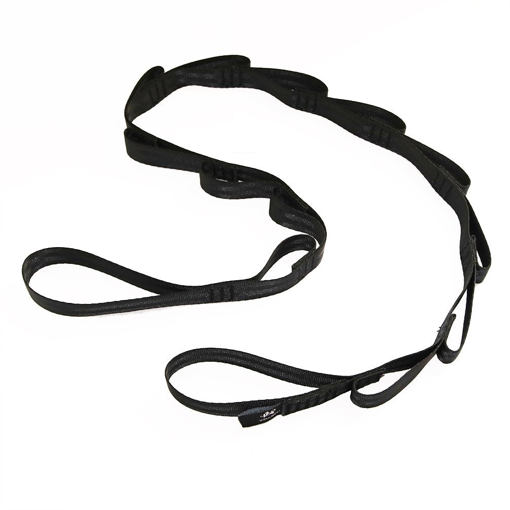 Wellsem Hammock Strap 12 Point Daisy Chain Design With Easy Loop Heavy Duty Adjustable Suspension Sling