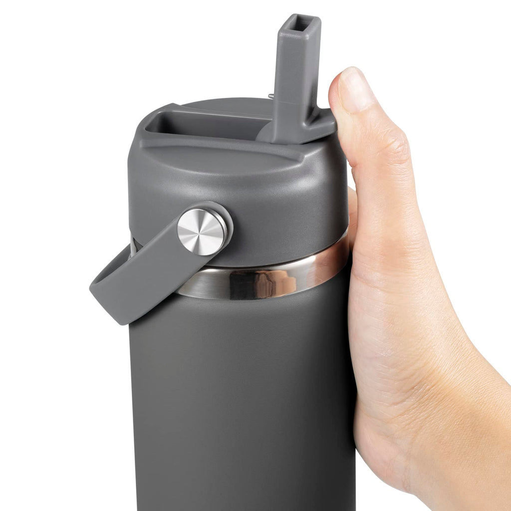 Florapell Straw Lid For Hydro Flask Wide Mouth Water Bottles, Top Lids With Straw Compatible With Hydro Flask 32 40 Oz, Replacem