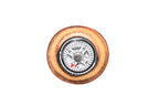 Forest Pilot 3 Pieces Detachable Fir Wood Walking Stick Wolf Carving With A Compass(Nature Color, 55 Inches, 1 Piece)
