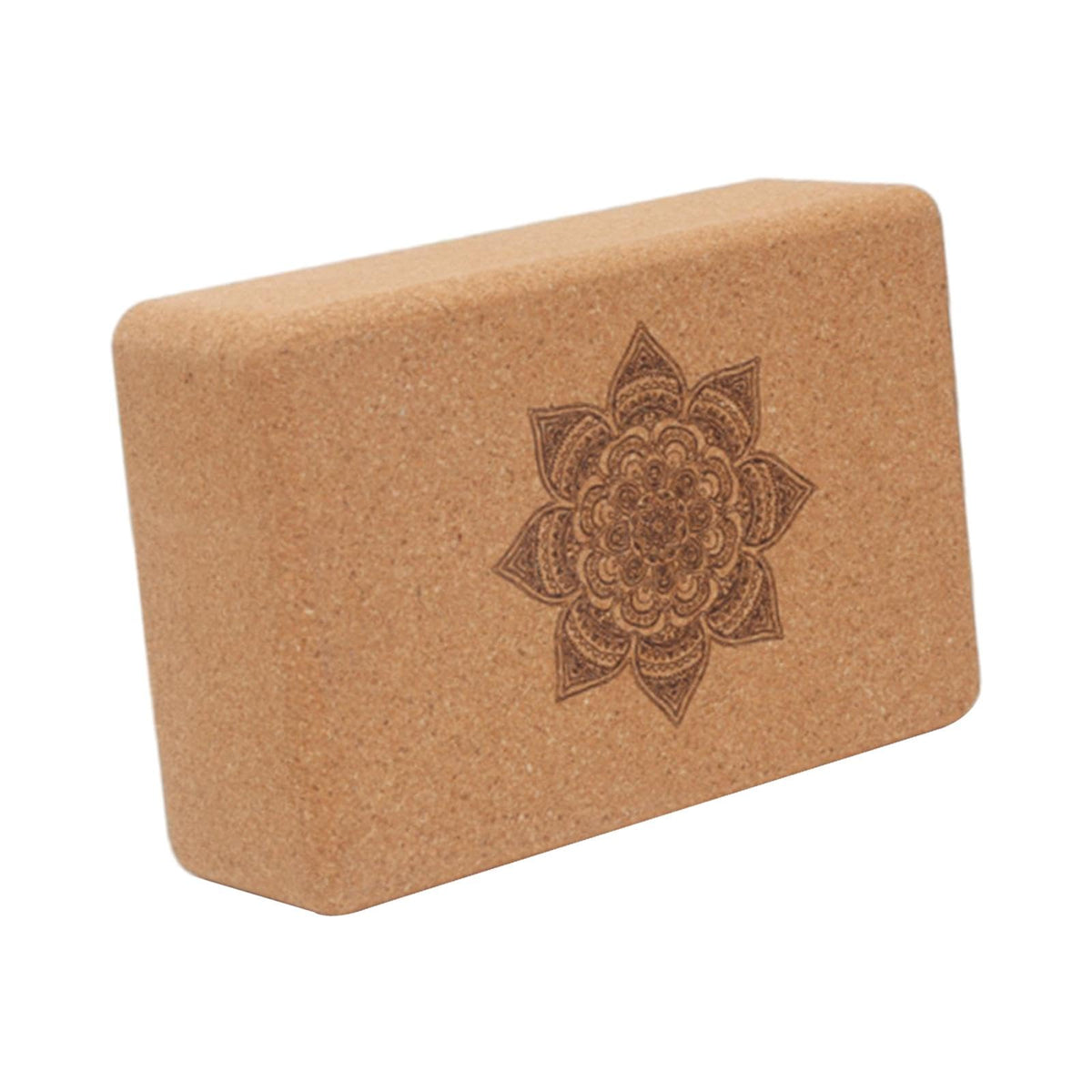 CALANDIS?Cork Yoga Block Soft Cork Yoga Brick for Fitness Balance Training Meditation 22.5cmx15cmx7.5cm | Yoga Props | Yoga Pila