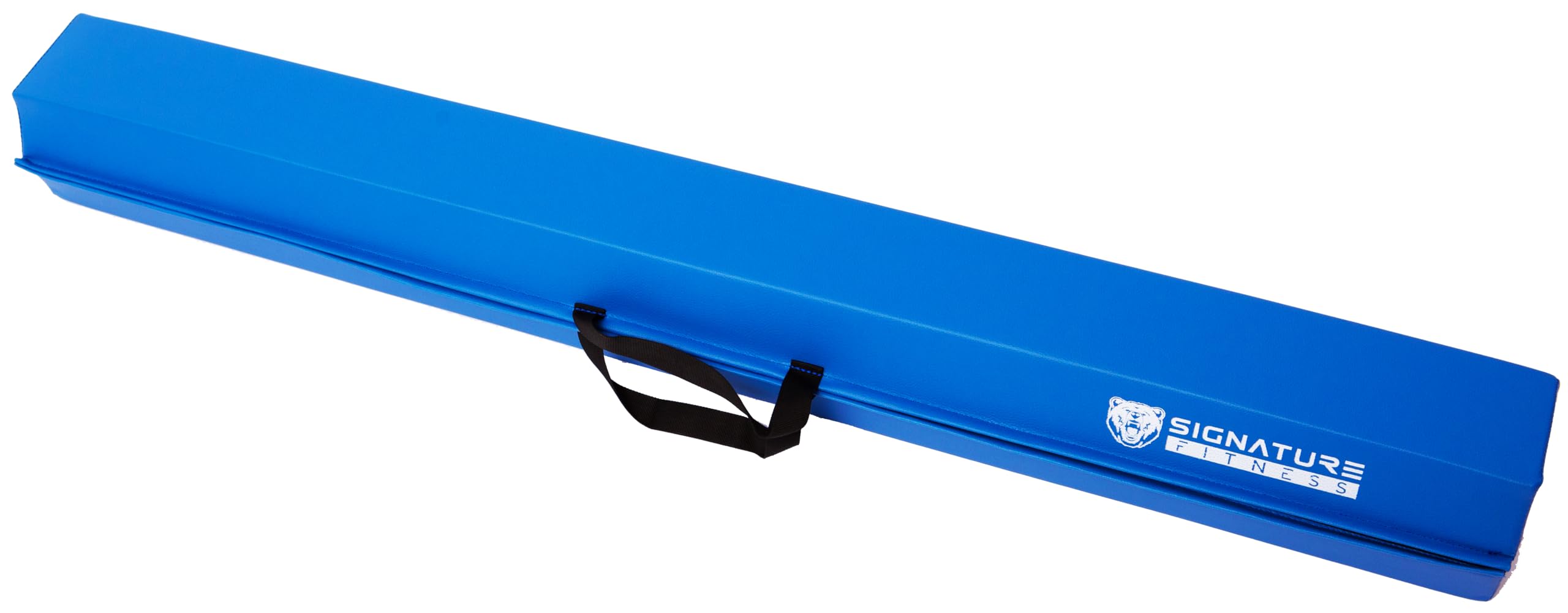 Fitvids 8 Ft Folding Balance Beam Gymnastics Floor Beam With Anti-Slip Bottom And Carrying Handles, Blue