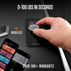 Squatz Pluto Fitness Board - Multifunctional Workout Device With Standard, Eccentric, And Isokinetic Training Modes, Wifi And Bl