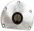 Springfield Marine 1300750-L1 Flat Sided Aluminum Base - Left, White