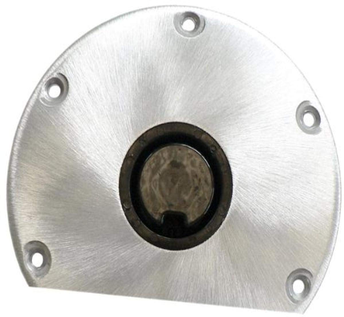 Springfield Marine 1300750-L1 Flat Sided Aluminum Base - Left, White