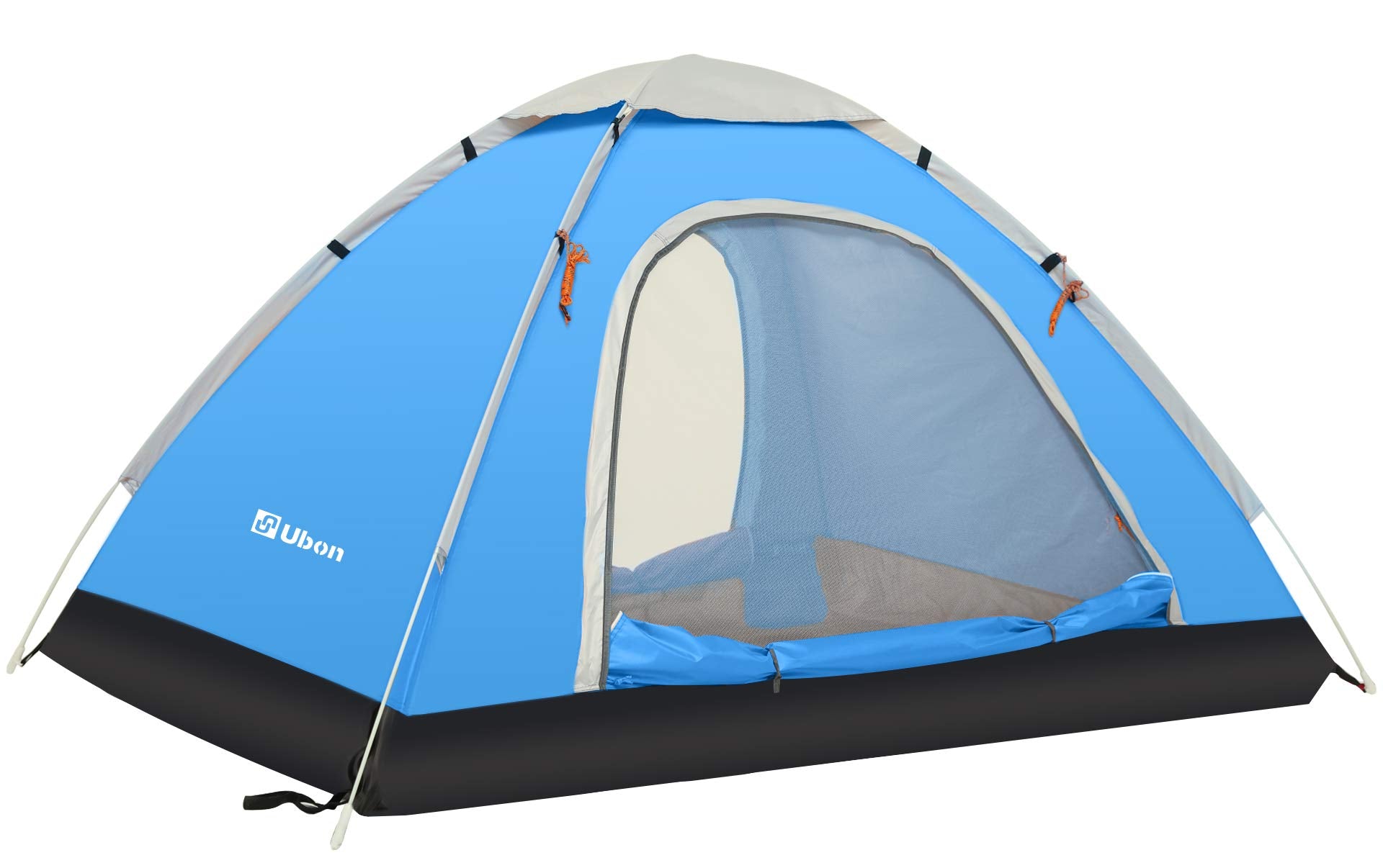 Ubon 2 Person Easy Assembly Instant Tent Ultralight Pop Up Tent Portable Outdoor For Camping Backpacking - Sky Blue