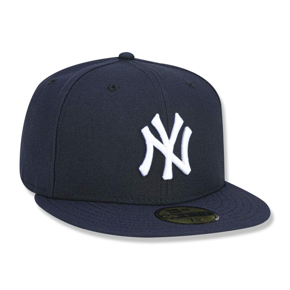 New Era Mens New York Yankees Mlb Authentic Collection 59Fifty Cap (7 1/4, Navy)
