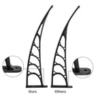 Patio Door Window Awning Canopy, Polycarbonate Cover Front Door Outdoor Patio Awning Canopy Uv Rain Snow Protection Hollow Sheet