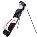 LAISUNTIM Golf Stand Bag Retractable, Portable Golf Bag with 2 Way Divider and Dual Straps, Waterproof Wear-Resistant Durable Fa