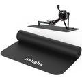 Jishahs Universal Indoor Rowing Machine Mat- 8.5 X 2.3 Ft Exercise Equipment Mat For Concept 2, Nordictrac, Peloton, Sunny, Hydr