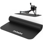 Jishahs Universal Indoor Rowing Machine Mat- 8.5 X 2.3 Ft Exercise Equipment Mat For Concept 2, Nordictrac, Peloton, Sunny, Hydr