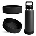 Linkidea Water Bottle Boot Compatible with YETI Rambler Bottle 26oz, Yonder 34oz, Silicone Anti-Slip Water Bottle Bottom Sleeve 