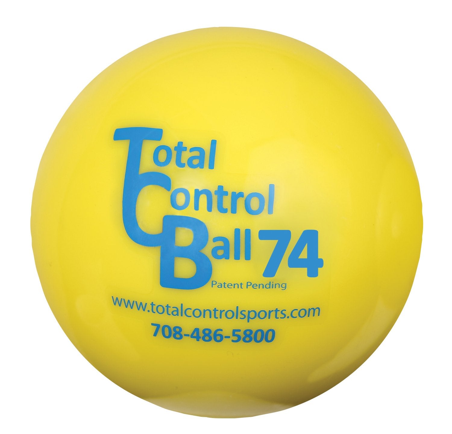 Total Control Sports Baseball Size Batting Ball (Pack of 12), Yellow