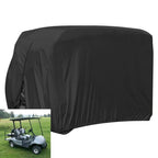 Flymei 4 Passenger Golf Cart Covers, Waterproof Outdoor Golf Cart Cover For Ez Go Club Car Yamaha Golf Carts, Dustproof 4 Seat C