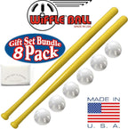 Wiffle Ball 6 Baseballs Official Size 6 Pack, And Wiffle Ball 32 Bats 2 Pack Bundle Set, Nois Tissue Pack Included