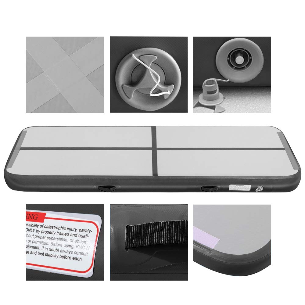 Fbsport 10Ft Inflatable Air Gymnastics Mat Training Mats 8 Inches Thickness Gymnastics Tracks For Home Usetrainingcheerleadingyo