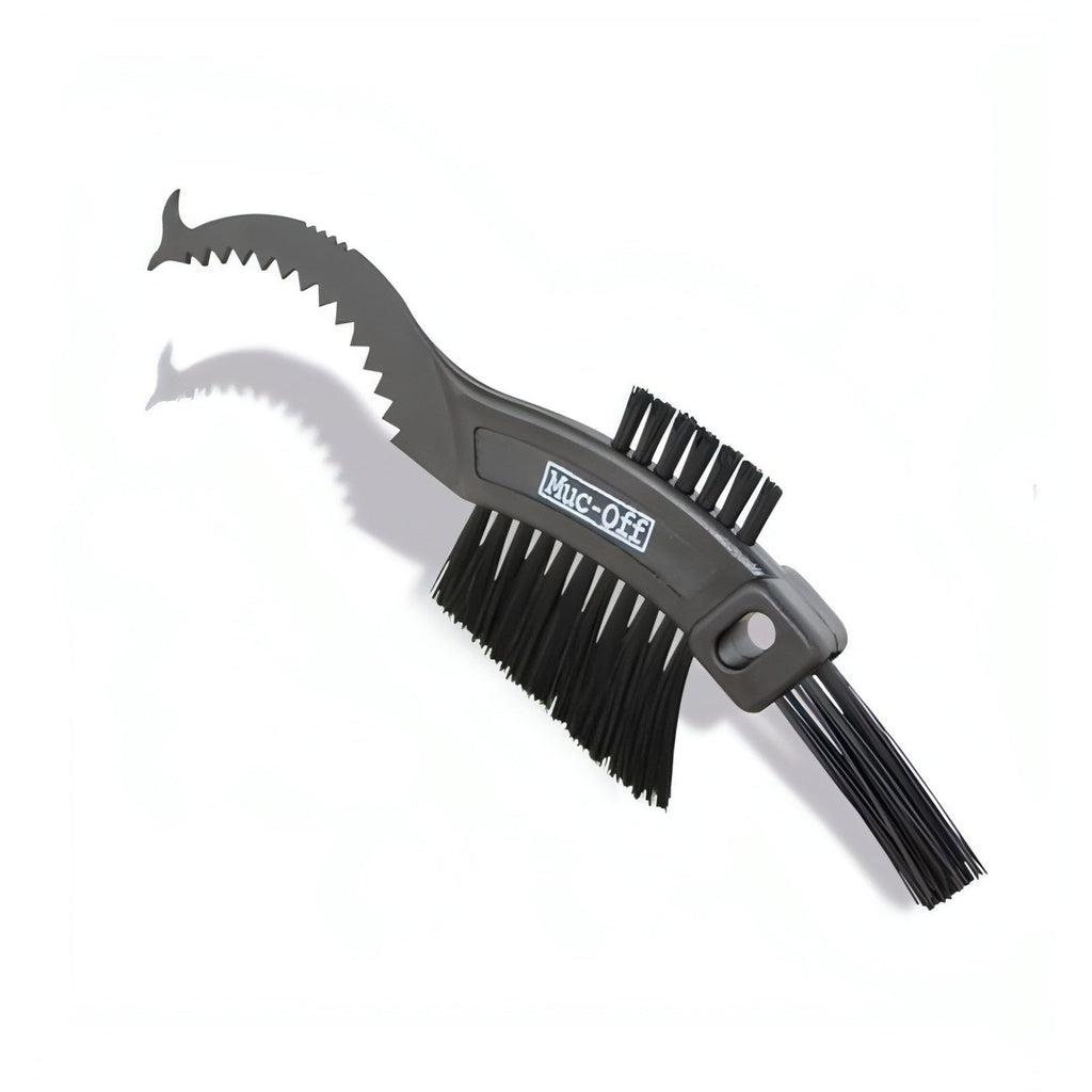 Muc-Off Claw Brush - Bike Cleaning Brush With Three Heads And Durable Nylon Bristles - Perfect For Cleaning Chains, Cassettes An