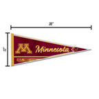 Rico Industries Ncaa Minnesota Golden Gophers Classic 12'' X 30'' Felt Wall D  Cor Pennant - Great For Home/Bed Room/Man Cave D
