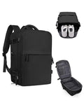 Uppack Backpack For Women Men Travel Bag Watreproof Hiking Backpack College Laptop Backpack, E-Black, Vacuum With Pump