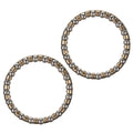 Kenthia 2 Pieces Bicycle Bike 1 1/8'' Headset Caged Ball Bearing Race Cycling Headset Bearing