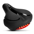Reruia Comfortable Bike Seat With Light Breathable Memory Foam Padded Bike Saddle Dual Shock Absorbing Center Cutout Bicycle Cus