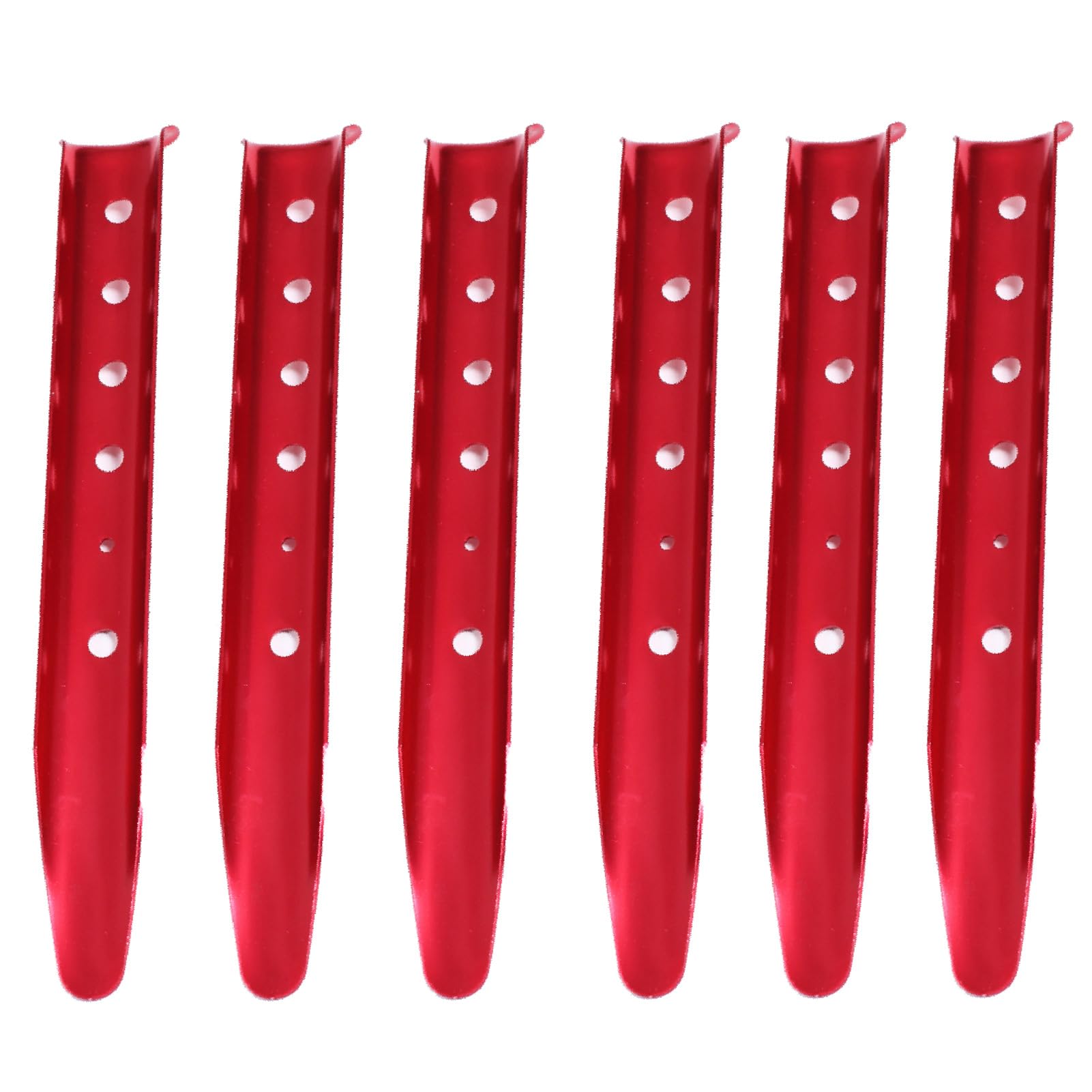 Azarxis Snow Sand Tent Stakes Pegs Aluminum U-Shaped Lightweight Heavy Duty Ground Nails For Beach Shade Canopy Camping Hiking B