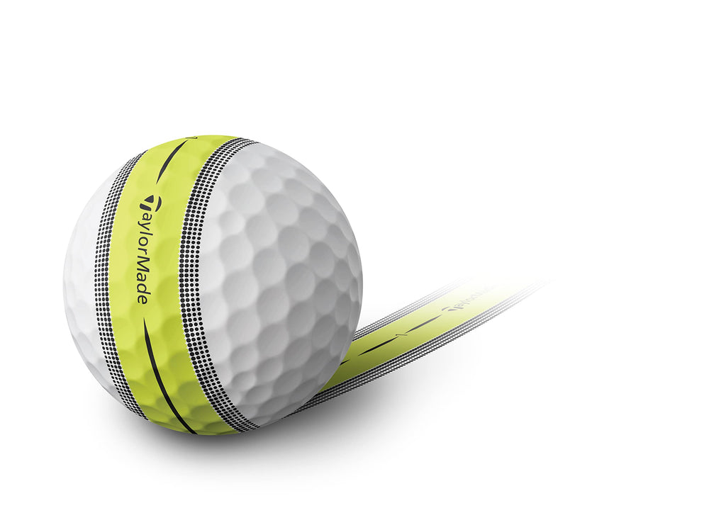 Taylormade Unisexs Tour Response Stripe Golf Ball, One Size