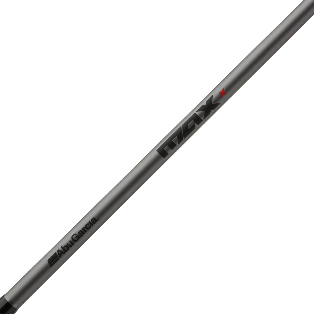 Abu Garcia 6'6'' Max X Spinning Reel And Fishing Rod Combo, Size 2500 Reel, 5 Stainless Steel Ball Bearings, Smooth Oil Felt Fro