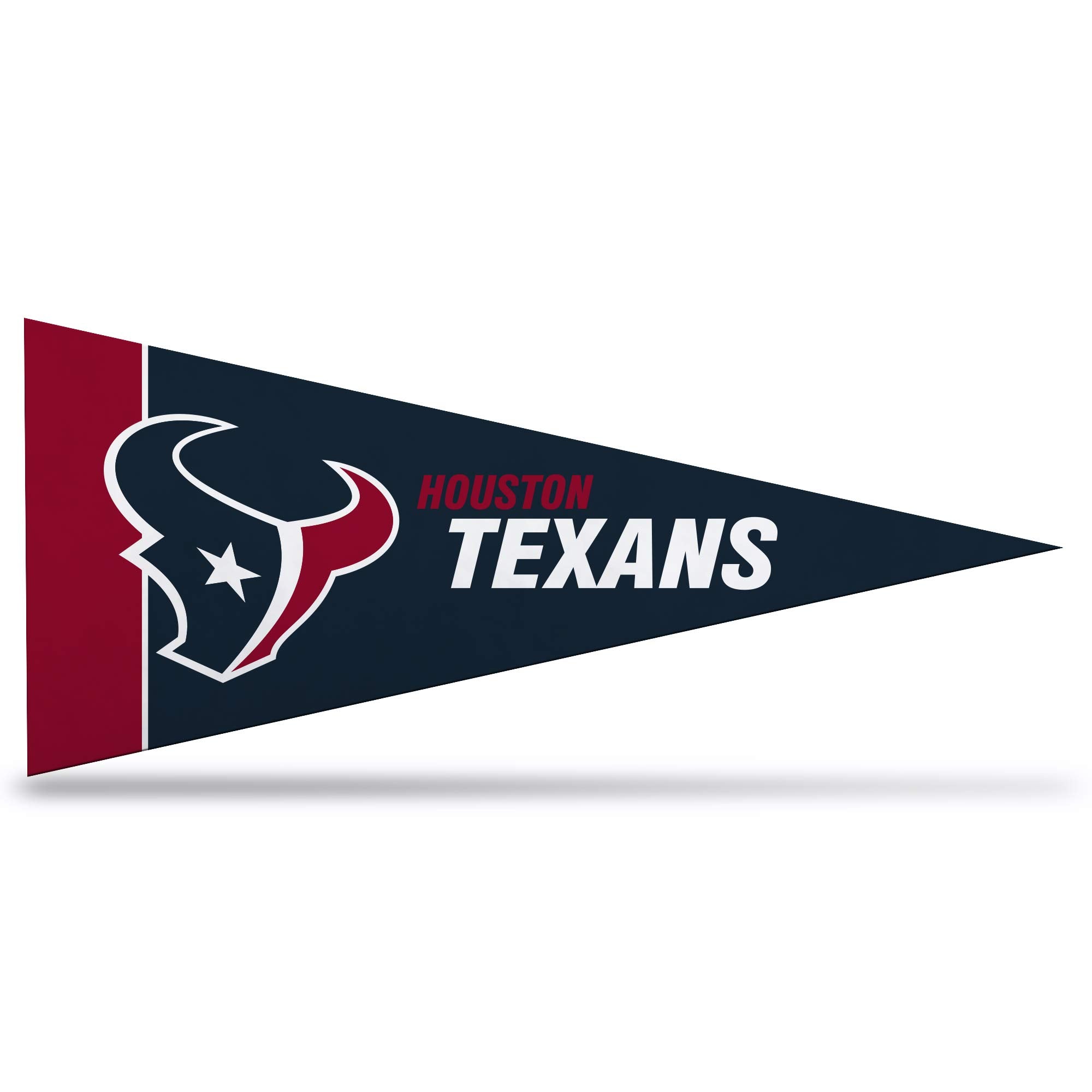 Rico Industries Nfl Houston Texans 8-Piece 4-Inch By 9-Inch Classic Mini Pennant D  Cor Set
