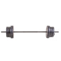 US Weight Duracast 55lb. Barbell Weight Set for Home Gym - Workout Equipment with Adjustable Weights - Durable Gym Equipment for