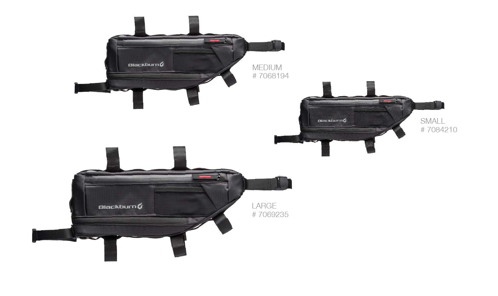 Blackburn Outpost Bike Frame Bag (Black, Large)