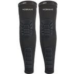 Hobrave Padded Arm Sleeves 2 Pack Crashproof Elbow Forearm Pads Compression Protection Support For Basketball Volleyball