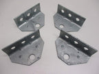Ctw (4) Boat Pontoon Trailer Bolster Bunk Board Adjustable Swivel Brackets