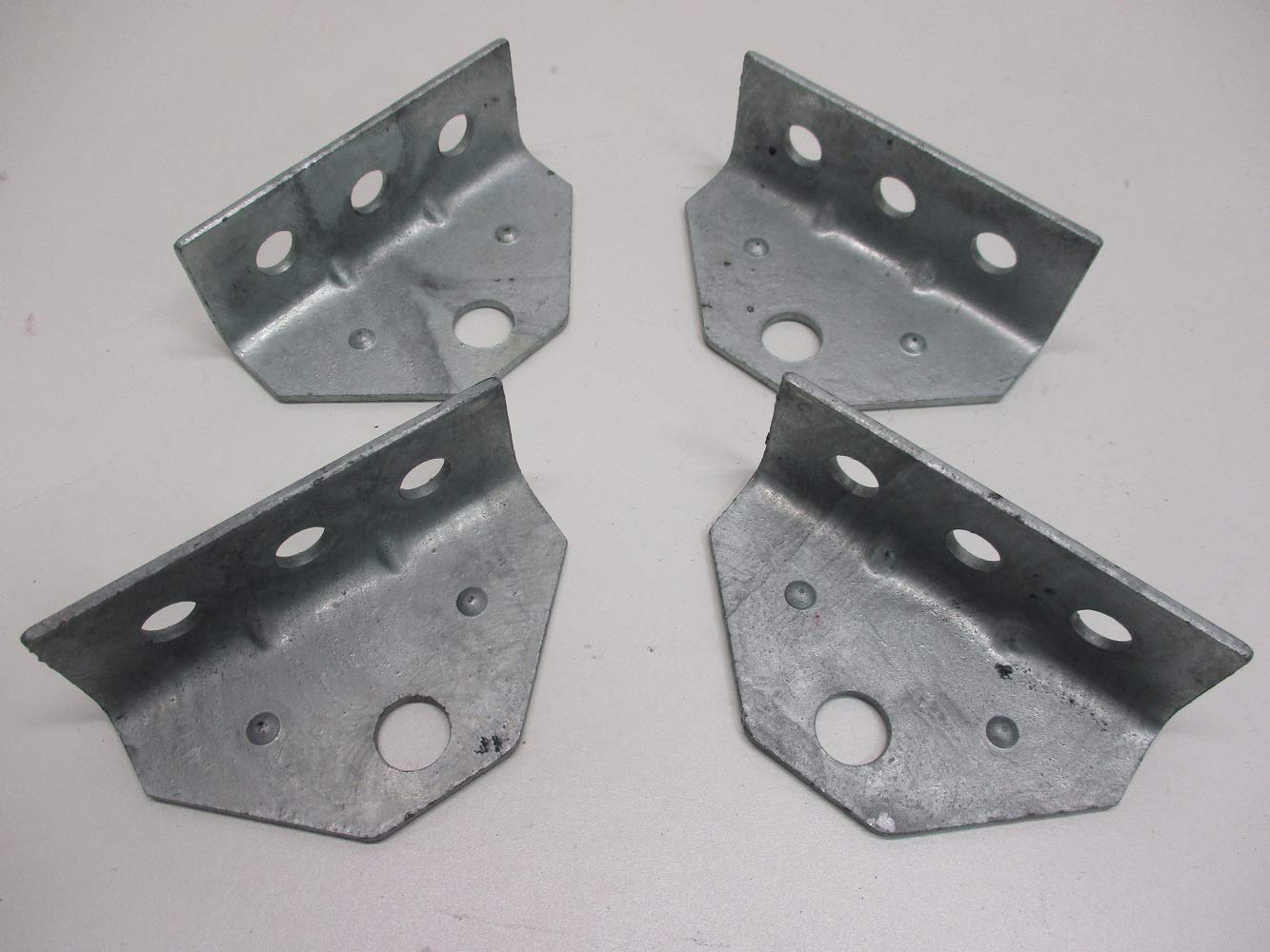 Ctw (4) Boat Pontoon Trailer Bolster Bunk Board Adjustable Swivel Brackets