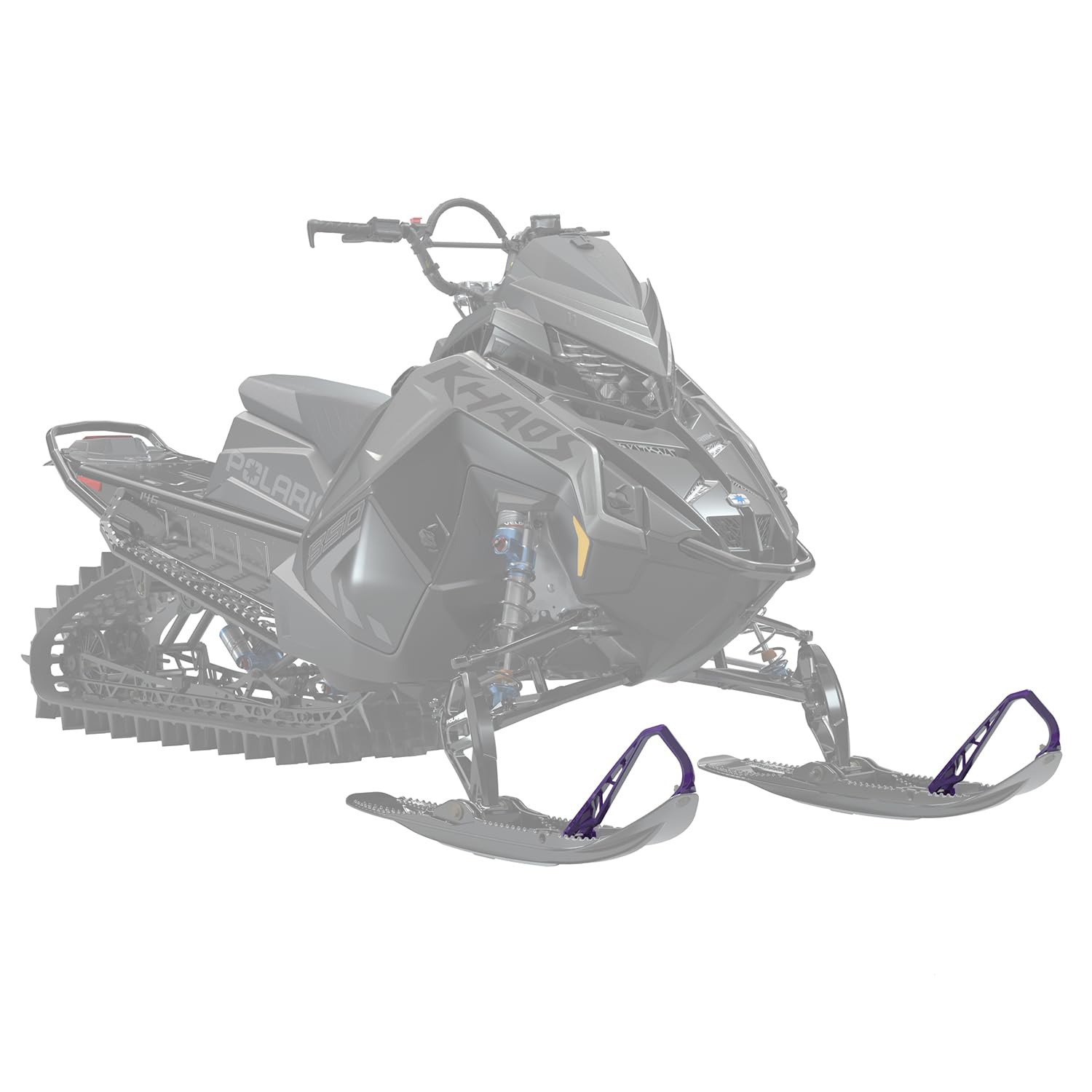 Polaris Snowmobile Ski Toe, Pair - 2889421-784