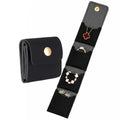ZoeyShine Compact Jewellery Roll Pouch for Travel & Everyday Storage  Foldable MultiCompartment PU Jewellery Organiser for Rin