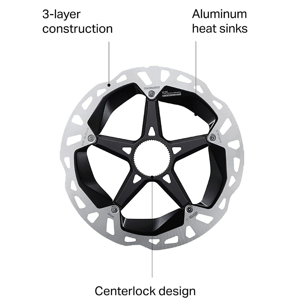 Shimano Xtr/Dura-Ace Centerlock Disc Rotor Grey, 160Mm