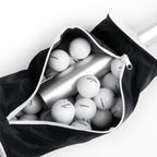 Intech Golf Ball Shag Bag With Aluminum Handle & Frame, Black