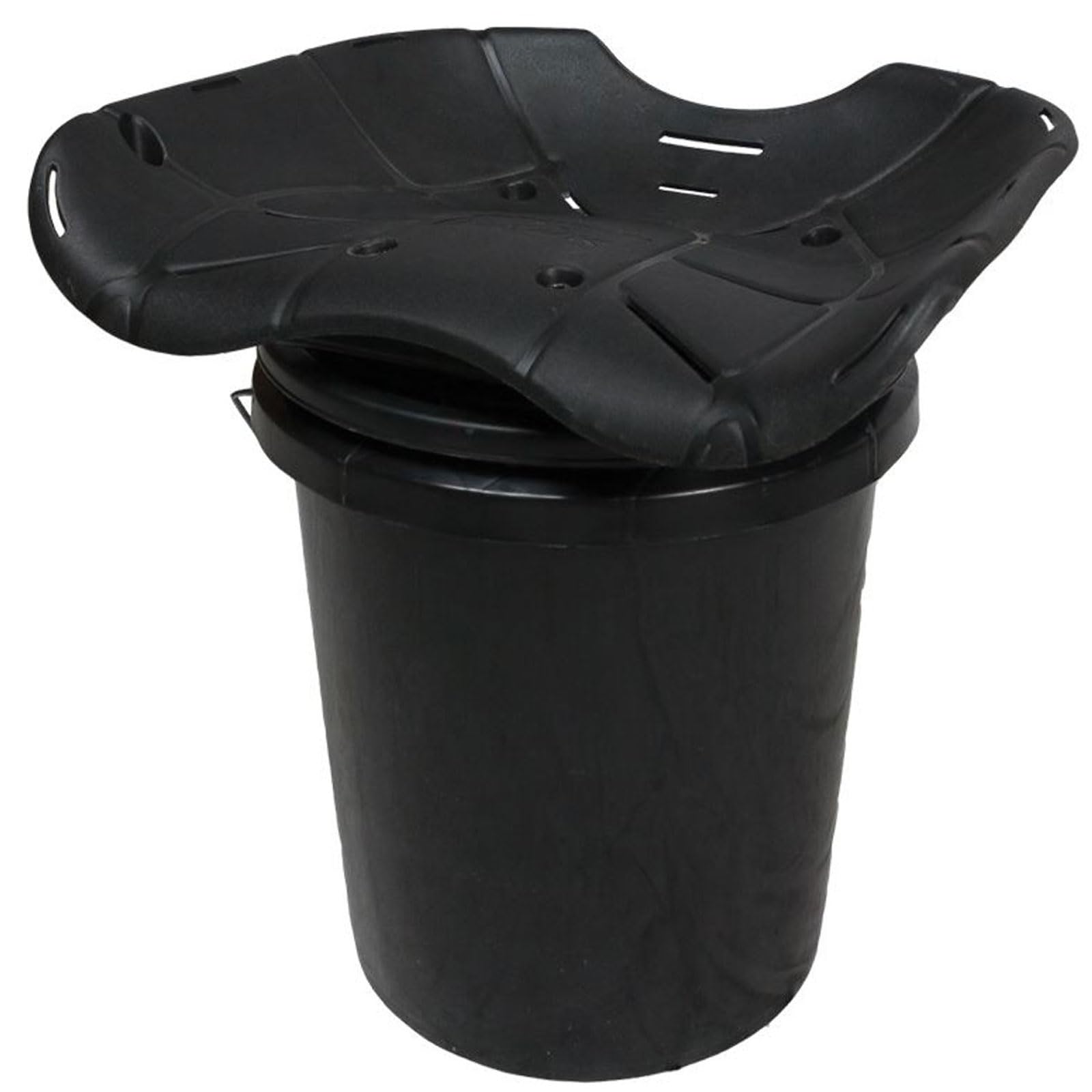 Hawk Ergo 360 Degree Bucket Top Seat - Silent Lightweight Comfortable Swiveling Portable Chair For Camping, Hunting, Fishing | E