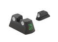 Meprolight tritium Night Sights Compatible with CZ 75 85 97 SP01 Green dots Glow on Sight self Illuminated Meprolight Fixed Meta