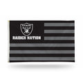 Rico Industries NFL Football Las Vegas Raiders Alternate 3 x 5 Banner Flag Single Sided - Indoor or Outdoor - Home D  cor