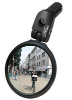 Hafny Bar End Bike Mirror, Hd, Blast-Resistant, Glass Mirror, Hf-Mr090, Hf-M951-Fr03, Hf-M952-Fr03 (Silver Glass, 60Mm)